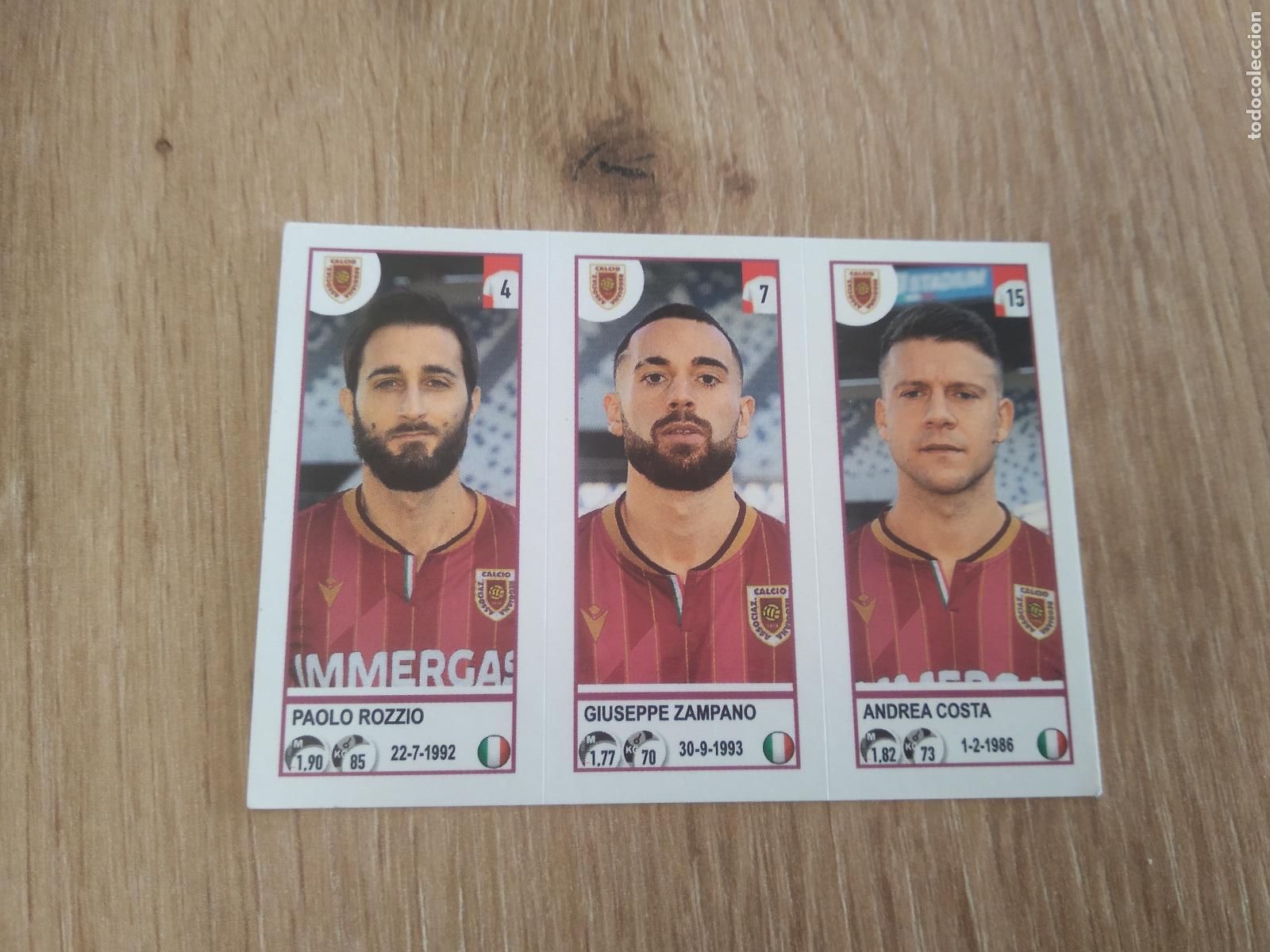 Cromos de f&uacute;tbol: 690 ROZZIO ZAMPANO COSTA REGGIANA CROMO FUTBOL PANINI LIGA ITALIA 20-21 CALCIATORI 2020-2021