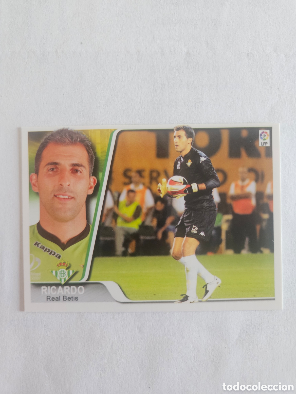 Cromos de f&uacute;tbol: CROMO 274 RICARDO BETIS CROMOS ALBUM EDICIONES ESTADIO MUNDICROMO LIGA FUTBOL 2007-2008 07-08