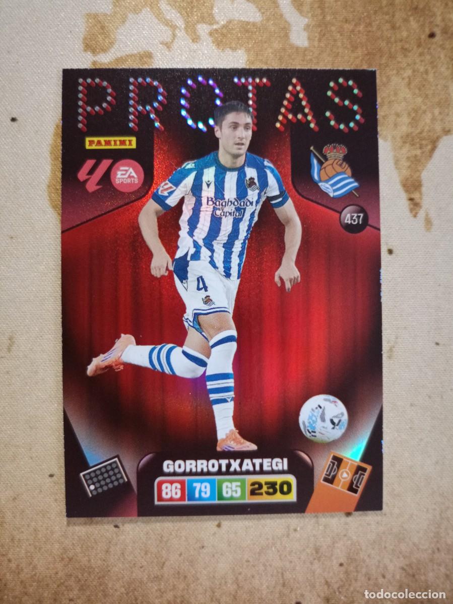Cromos de f&uacute;tbol: Protas 437 GORROTXATEGI Adrenalyn 2025-26