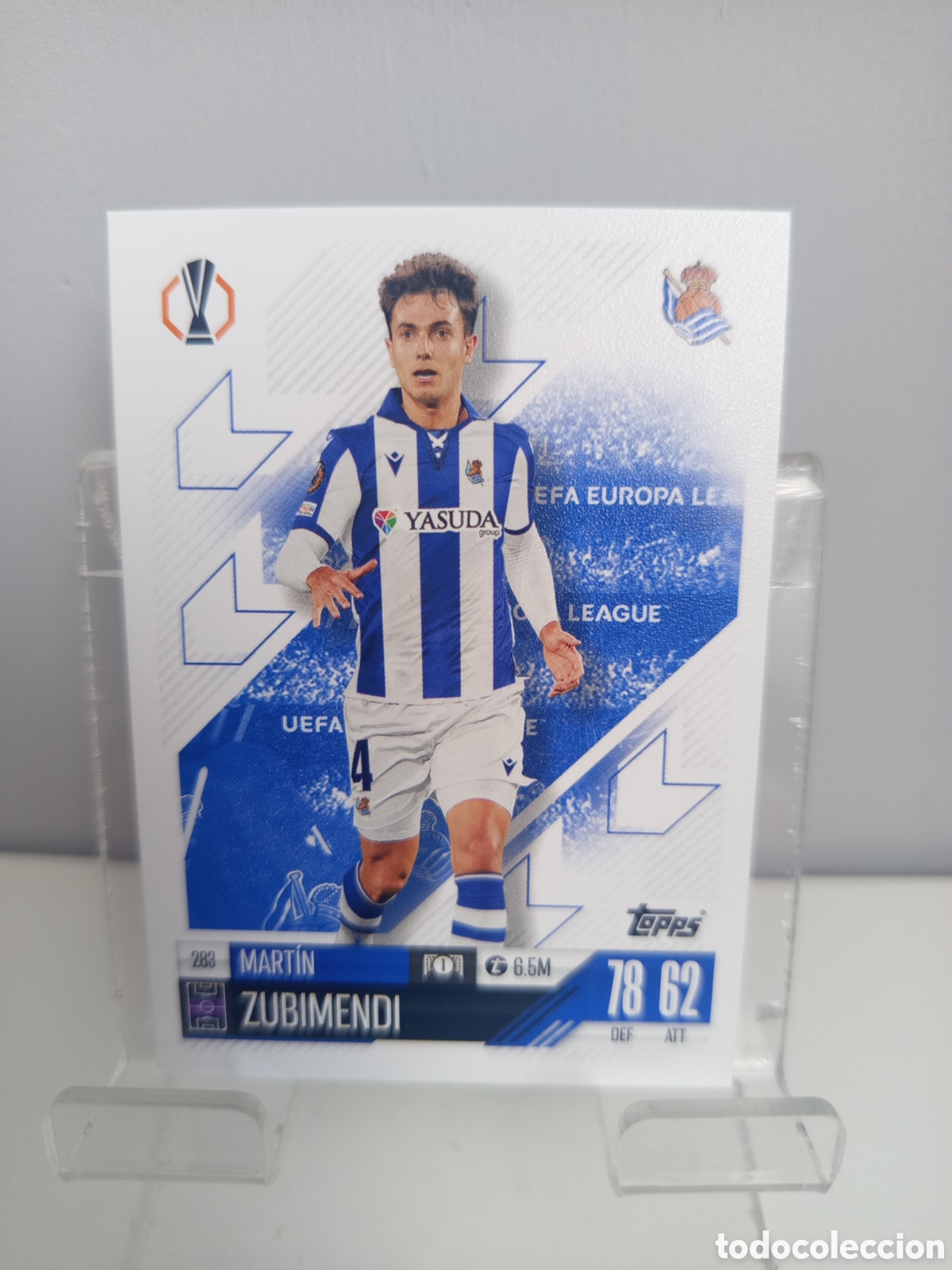 Fu&szlig;ball-Sticker: ❇️ CROMO ⚽ ZUBIMENDI REAL SOCIEDAD 283 2024 2025 24 25 MATCH ATTAX CHAMPIONS LEAGUE TOPPS ❇️