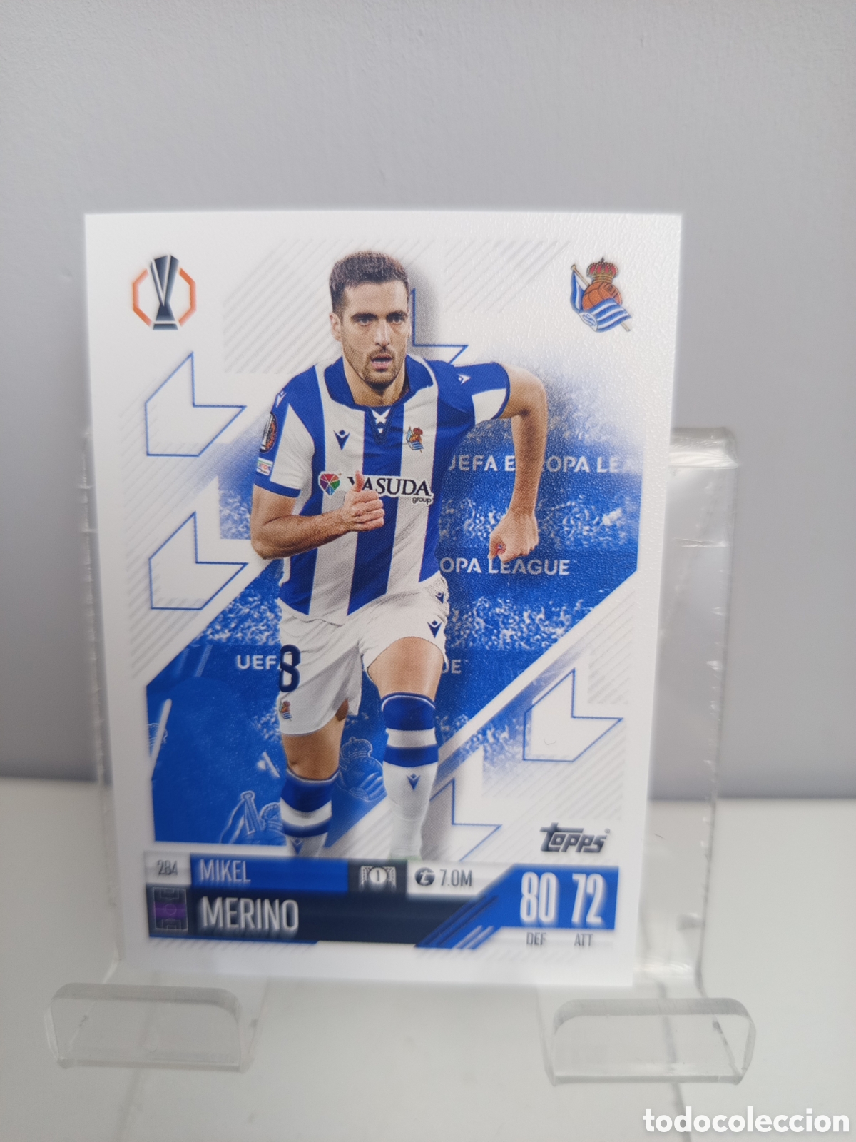 Football Stickers: ❇️ CROMO CARD ⚽ MIKEL MERINO REAL SOCIEDAD 284 2024 2025 24 25 MATCH ATTAX CHAMPIONS LEAGUE TOPPS ❇️