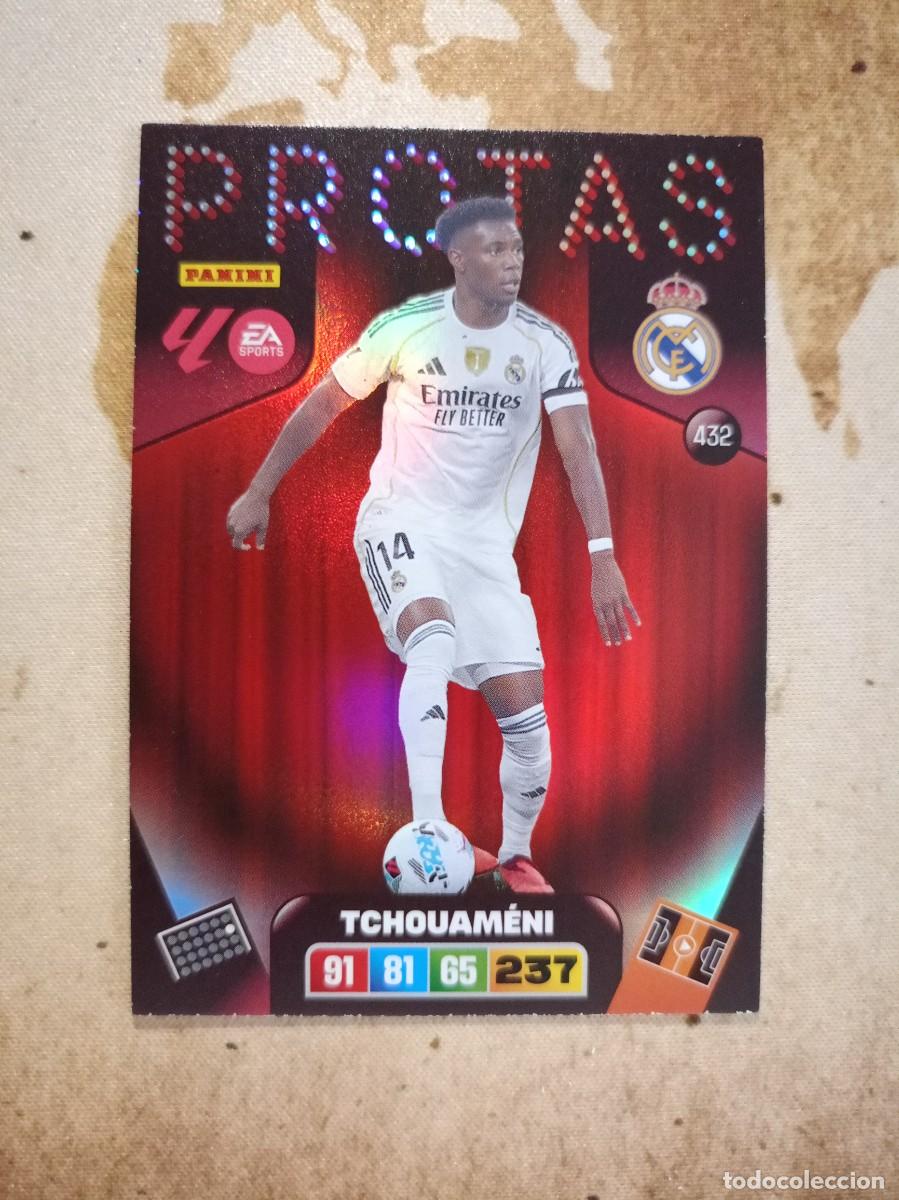 Cromos de f&uacute;tbol: Protas 432 TCHOUAMENI Adrenalyn 2025-26