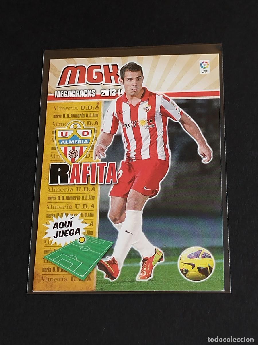 Cromos de f&uacute;tbol: RAFITA #4 UD ALMER&Iacute;A - PANINI MEGACRACKS LA LIGA 2013 2014 - MGK 13 14 CROMO FUTBOL