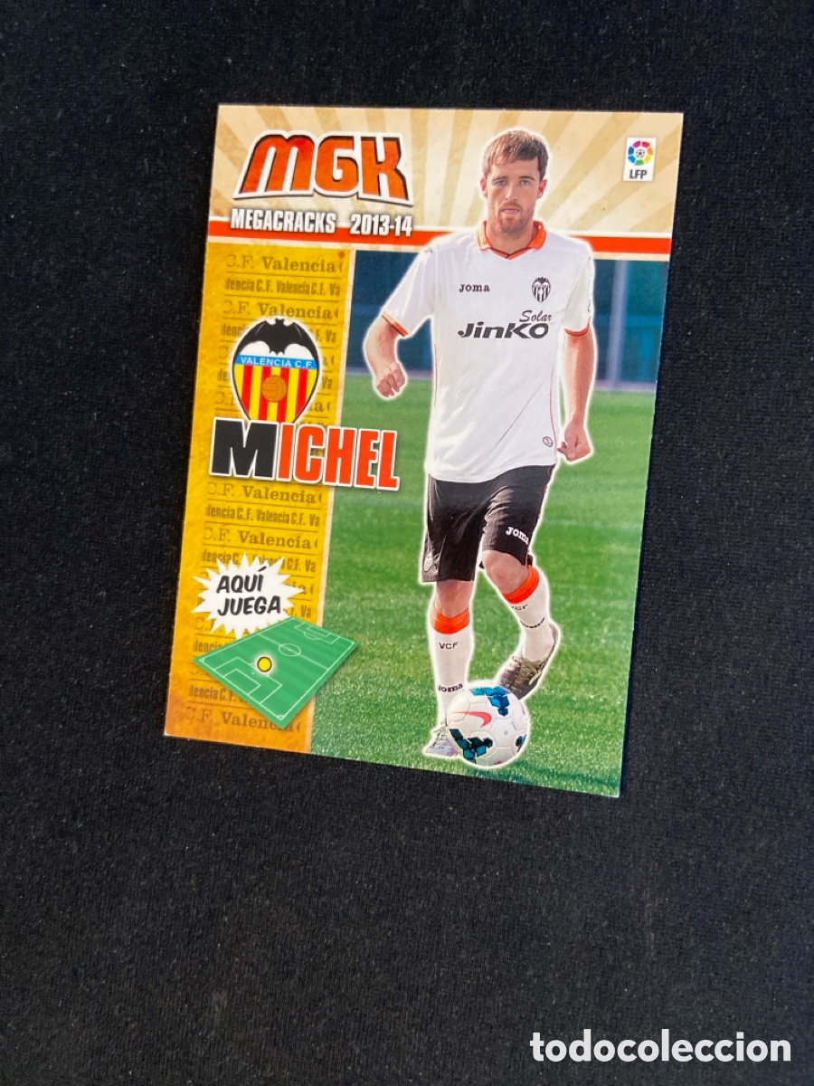 Cromos de f&uacute;tbol: MICHEL 322 BIS (VALENCIA)