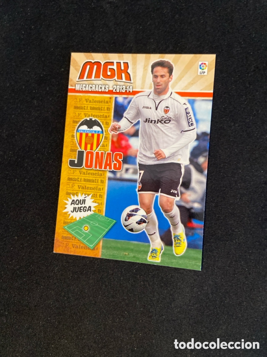 Cromos de f&uacute;tbol: JONAS 324 (VALENCIA) MEGA