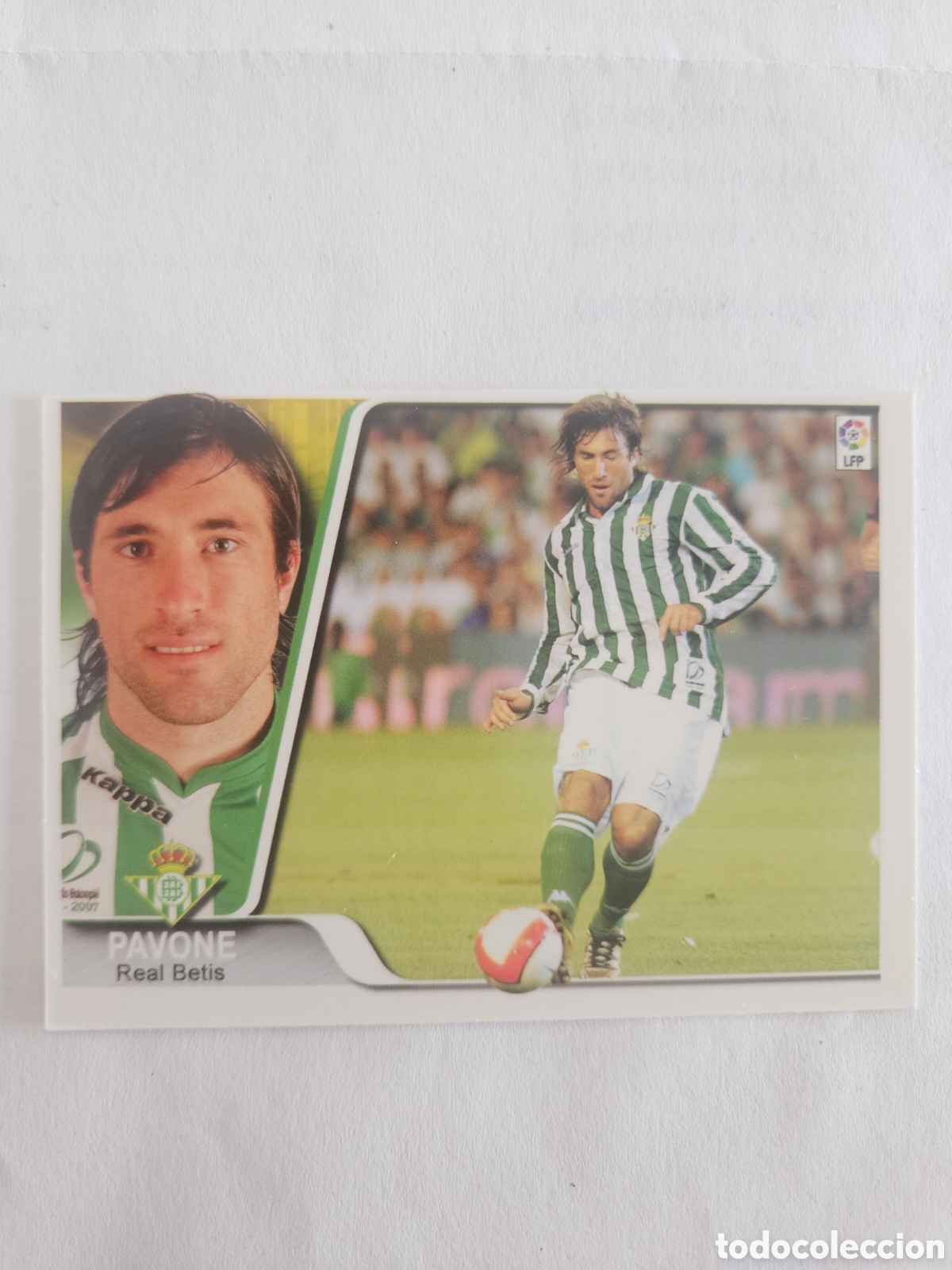 Cromos de f&uacute;tbol: Ediciones Estadio Betis 287 PAVONE 2007-08