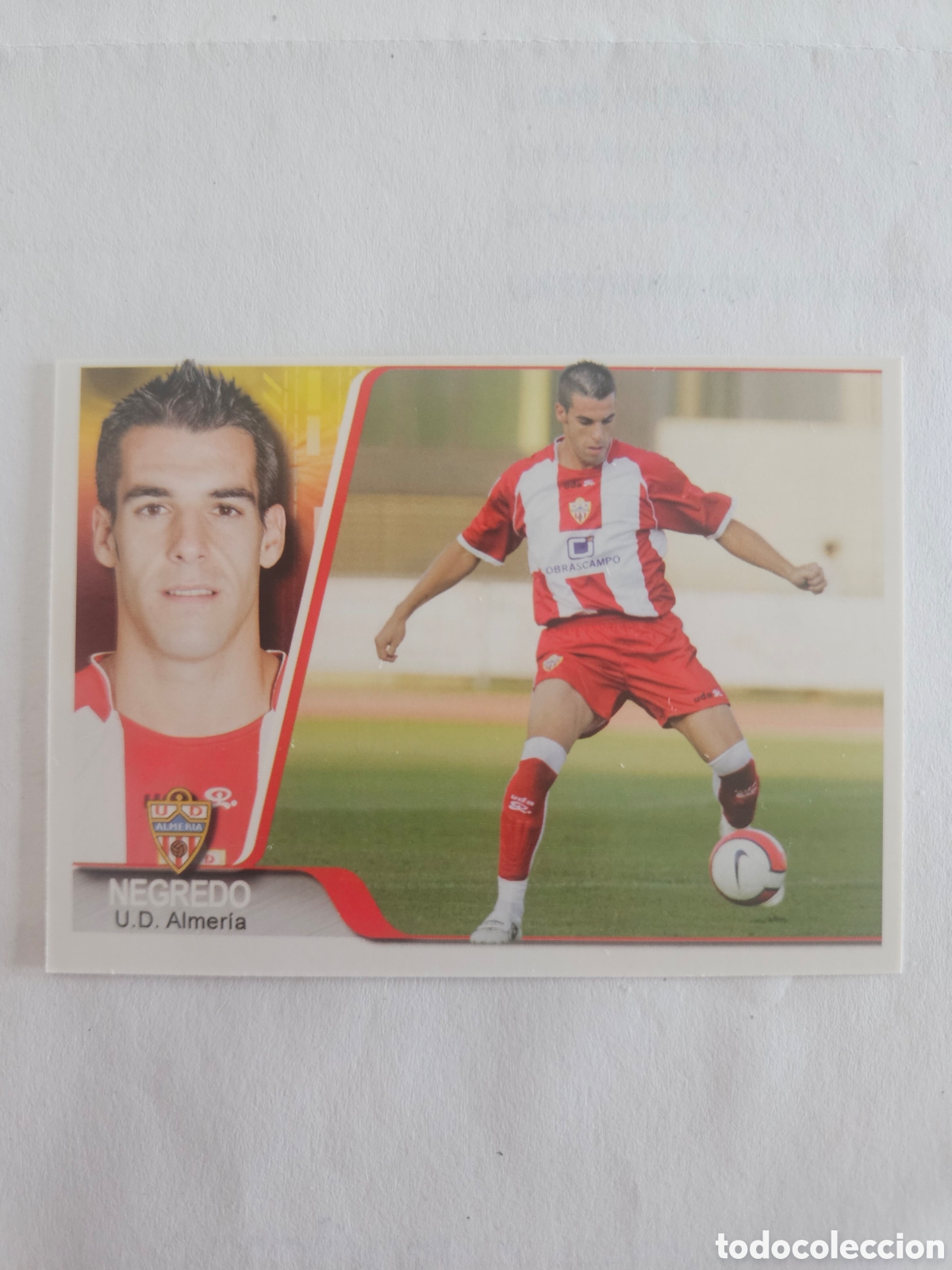 Cromos de f&uacute;tbol: Ediciones Estadio Almer&iacute;a 342 NEGREDO 2007-08