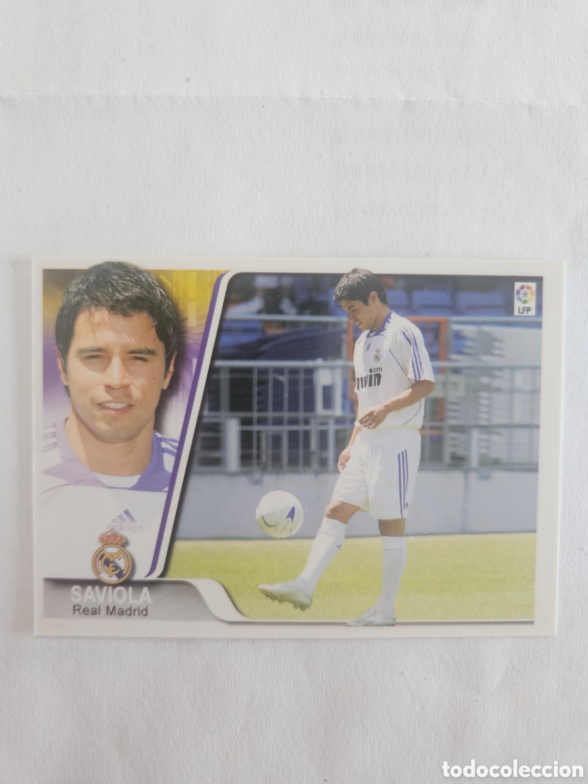 Cromos de f&uacute;tbol: MUNDICROMO EDICIONES ESTADIO 2007 2008 UH N&ordm; 362 SAVIOLA REAL MADRID ULTIMA HORA 07 08 NUEVO