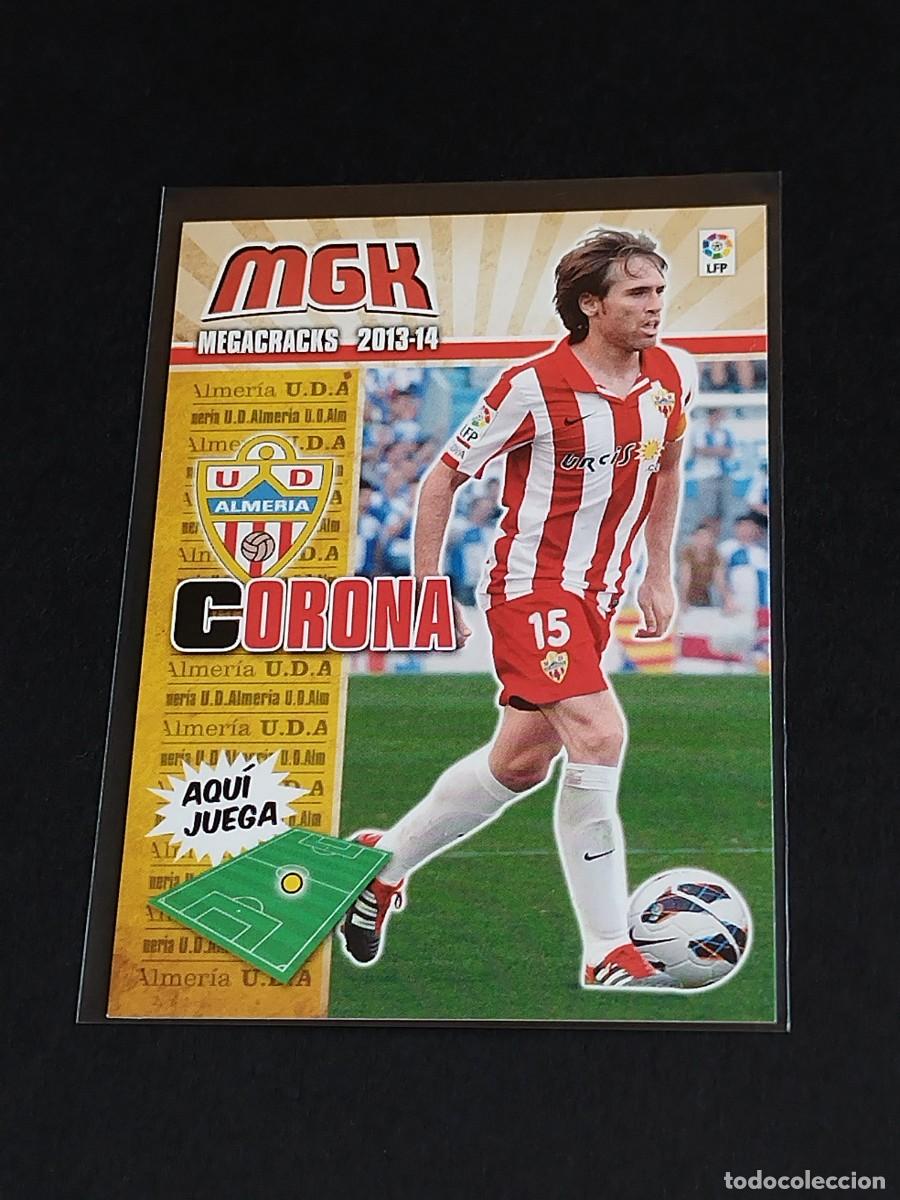 Cromos de f&uacute;tbol: CORONA #10 UD ALMER&Iacute;A - PANINI MEGACRACKS LA LIGA 2013 2014 - MGK 13 14 CROMO FUTBOL