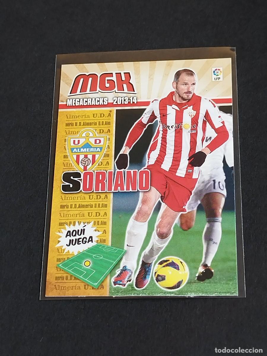 Cromos de f&uacute;tbol: SORIANO #12 UD ALMER&Iacute;A - PANINI MEGACRACKS LA LIGA 2013 2014 - MGK 13 14 CROMO FUTBOL