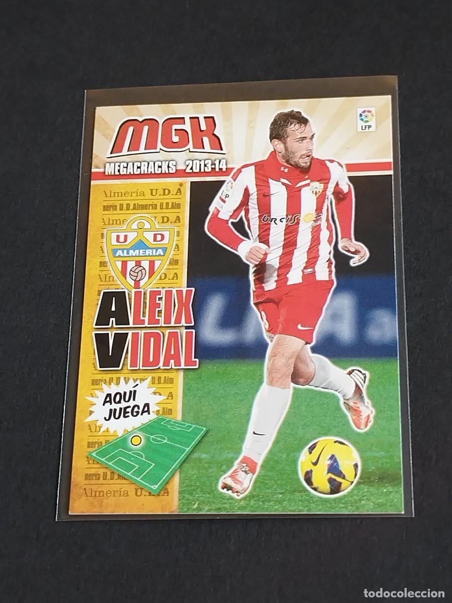 Cromos de f&uacute;tbol: ALEIX VIDAL #14 UD ALMER&Iacute;A - PANINI MEGACRACKS LA LIGA 2013 2014 - MGK 13 14 CROMO FUTBOL