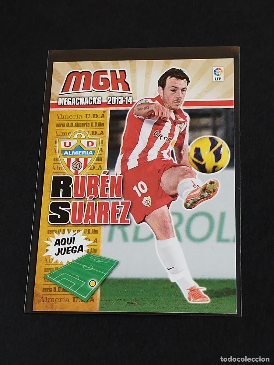 Cromos de Futebol: RUB&Eacute;N SU&Aacute;REZ #15 UD ALMER&Iacute;A - PANINI MEGACRACKS LA LIGA 2013 2014 - MGK 13 14 CROMO FUTBOL