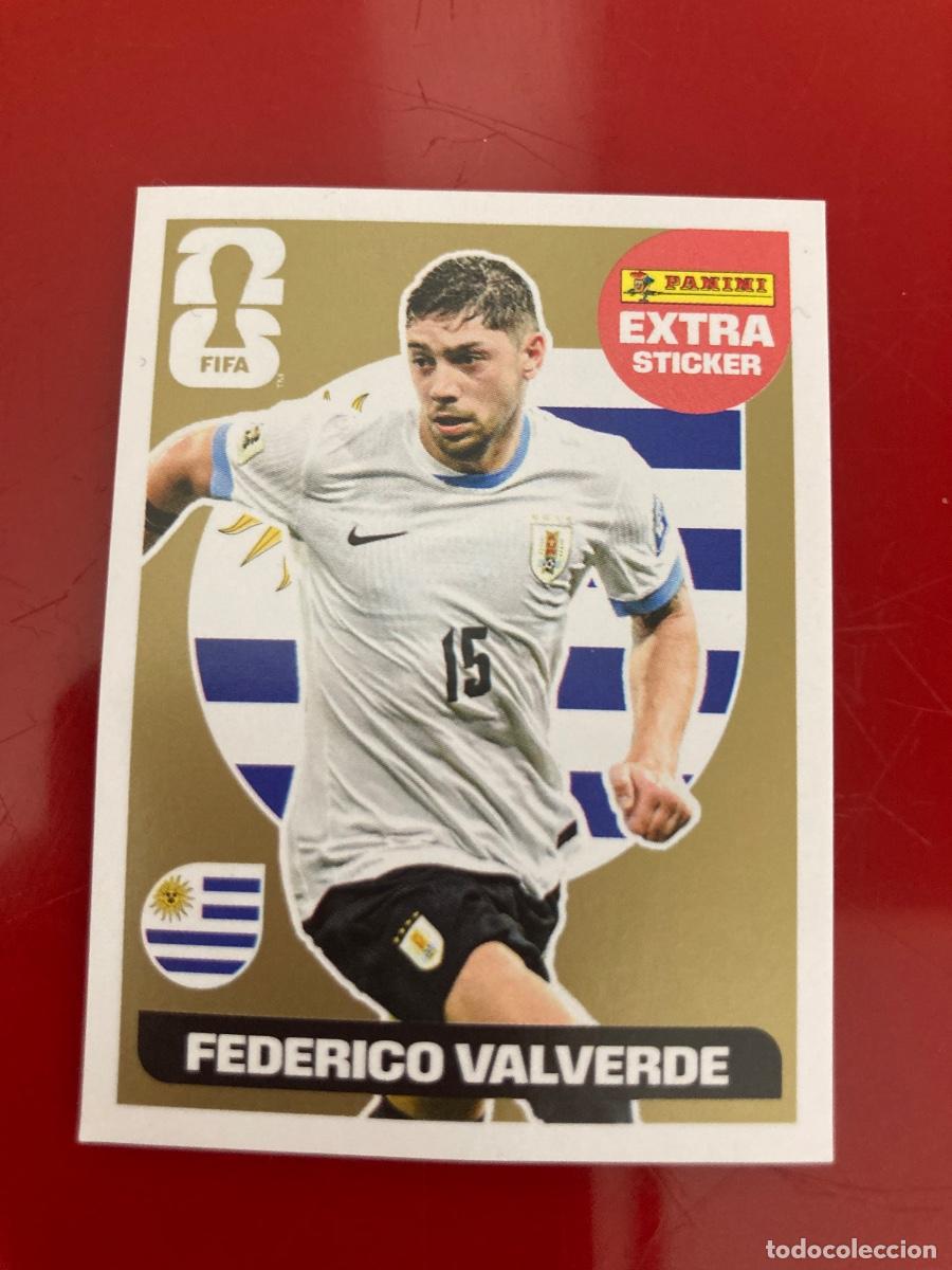 Cromos de Futebol: EXTRA STICKER FEDERICO VALVERDE (DORADO)
