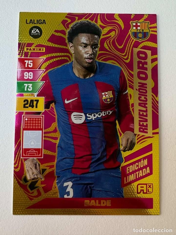 Cartes &agrave; collectionner de Football: Carta Balde Edici&oacute;n Limitada Revelaci&oacute;n Oro Bar&ccedil;&aacute; Adrenalyn 2023-24