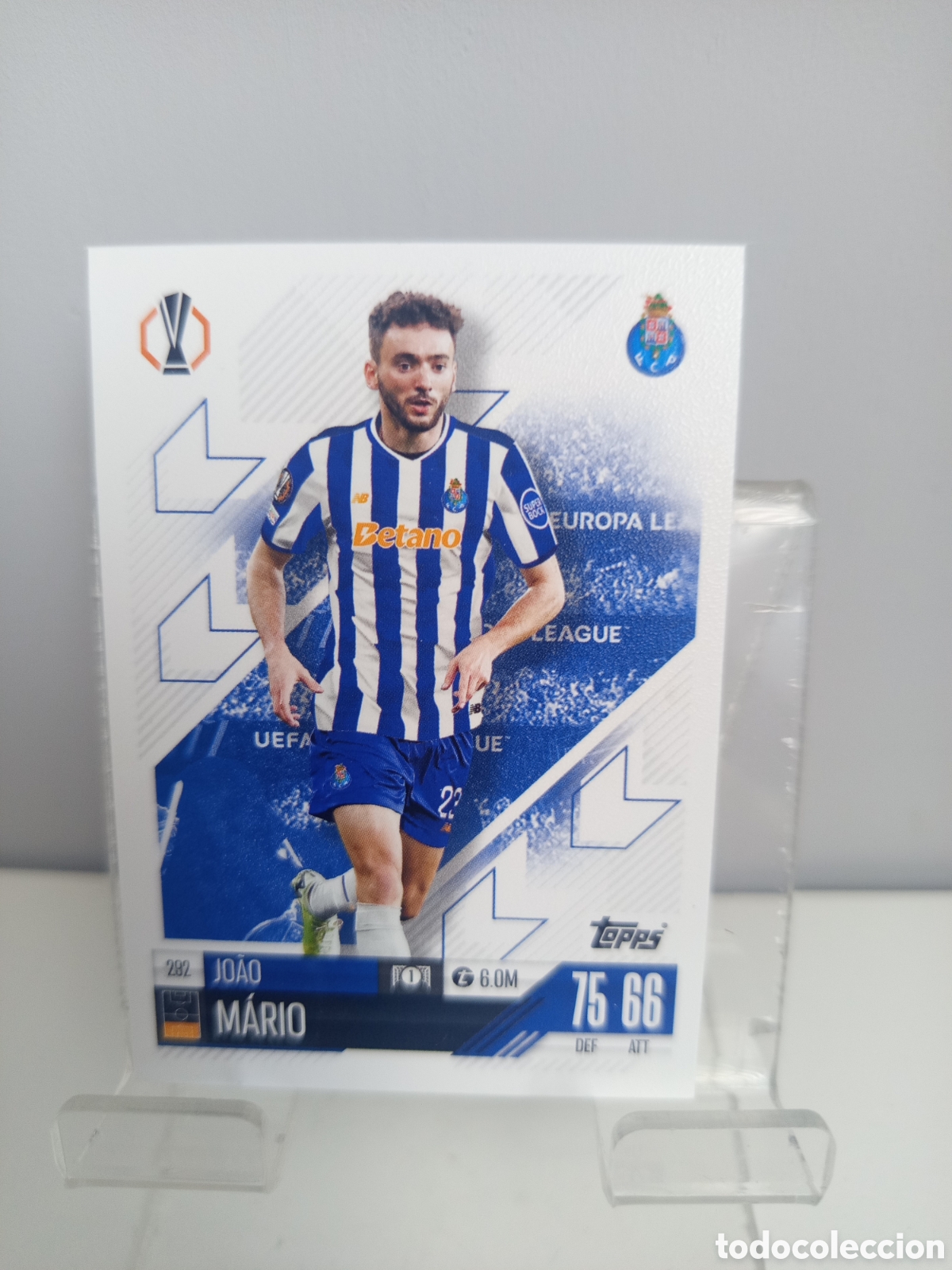 Cartes &agrave; collectionner de Football: ❇️ CROMO CARD ⚽ JOAO MARIO OPORTO 292 2024 2025 24 25 MATCH ATTAX CHAMPIONS LEAGUE TOPPS ❇️