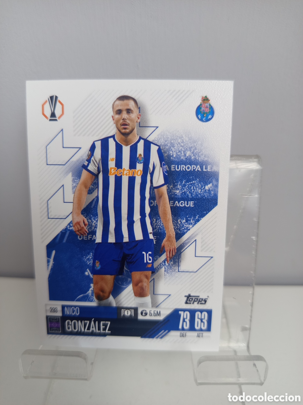 Cartes &agrave; collectionner de Football: ❇️ CROMO CARD ⚽ NICO GONZ&Aacute;LEZ OPORTO 293 2024 2025 24 25 MATCH ATTAX CHAMPIONS LEAGUE TOPPS ❇️