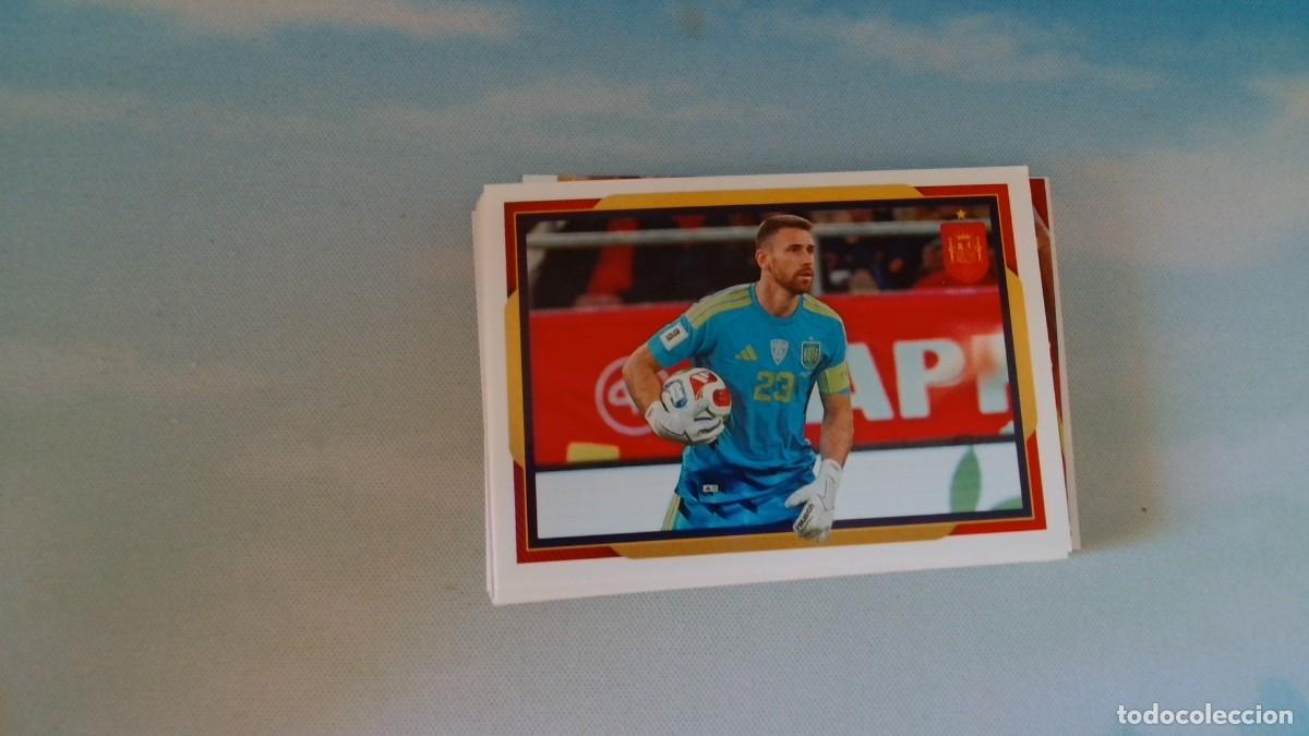 Cromos de f&uacute;tbol: Cromo N&ordm;6 Espa&ntilde;a 2026 Carrefour // Unai Sim&oacute;n