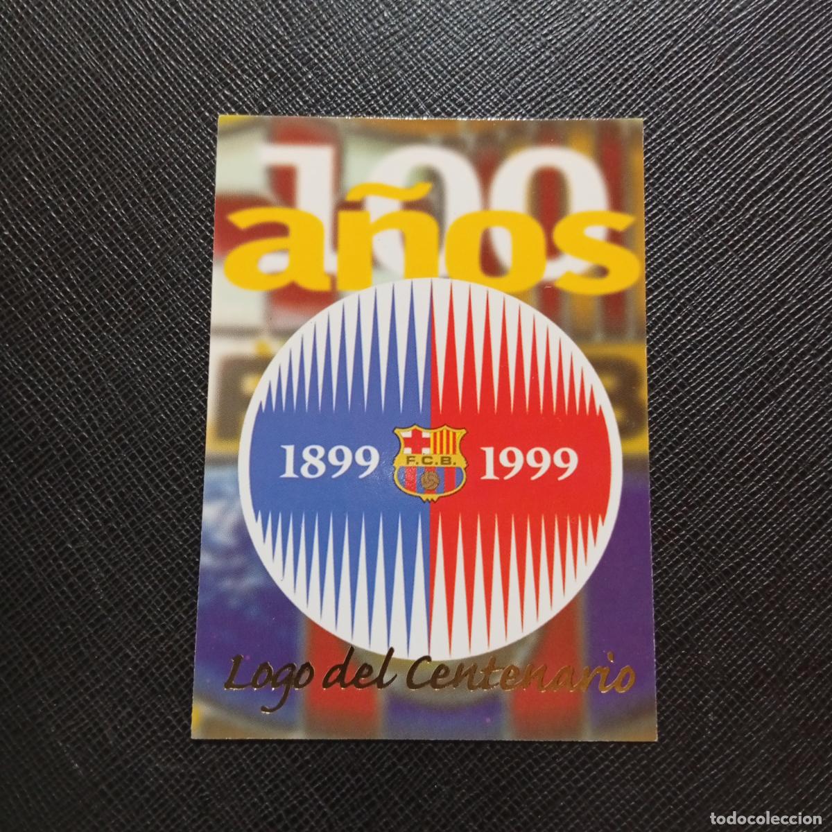 Cromos de Futebol: 3 LOGO PANINI BARCELONA 1899 1999 CENTENARIO 100 A&Ntilde;OS CROMO BARCA - A174 PG64