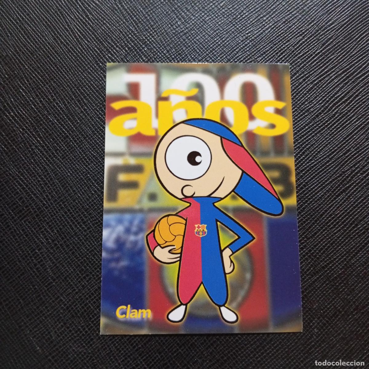 Cromos de Futebol: 5 CLAM PANINI BARCELONA 1899 1999 CENTENARIO 100 A&Ntilde;OS CROMO BARCA - A174 PG73