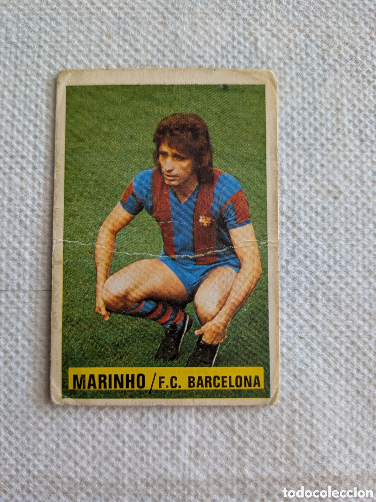 Figurine di Calcio: CROMO MARINHO COLOCA IMPOSIBLE ED ESTE LIGA 74 75.