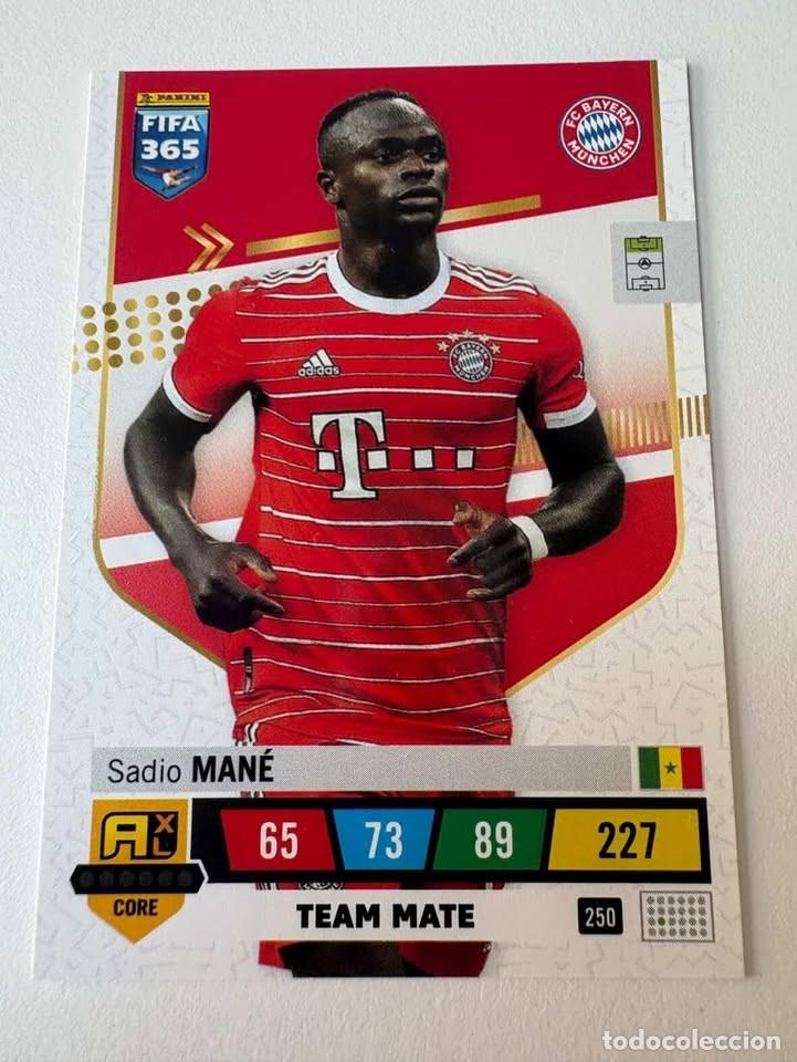 Cromos de f&uacute;tbol: Carta Man&eacute; Team Mate Bayern M&uacute;nich FIFA 365 2024