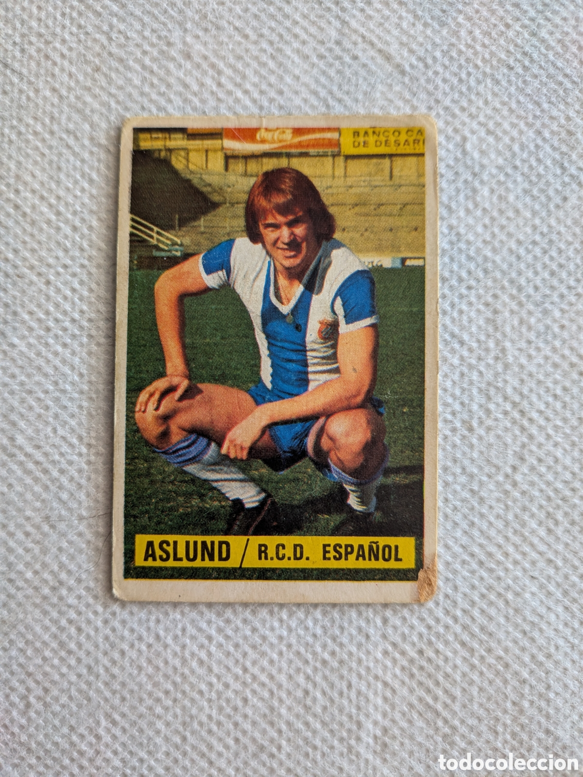 Figurine di Calcio: CROMO COLOCA ASLUND ESPANYOL ESPA&Ntilde;OL LIGA ESTE 74 75 1974 1975. MUY DIF&Iacute;CIL