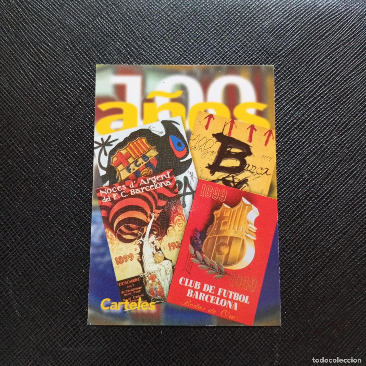 Cromos de f&uacute;tbol: 18 CARTELES PANINI BARCELONA 1899 1999 CENTENARIO 100 A&Ntilde;OS CROMO BARCA - A174 PG109