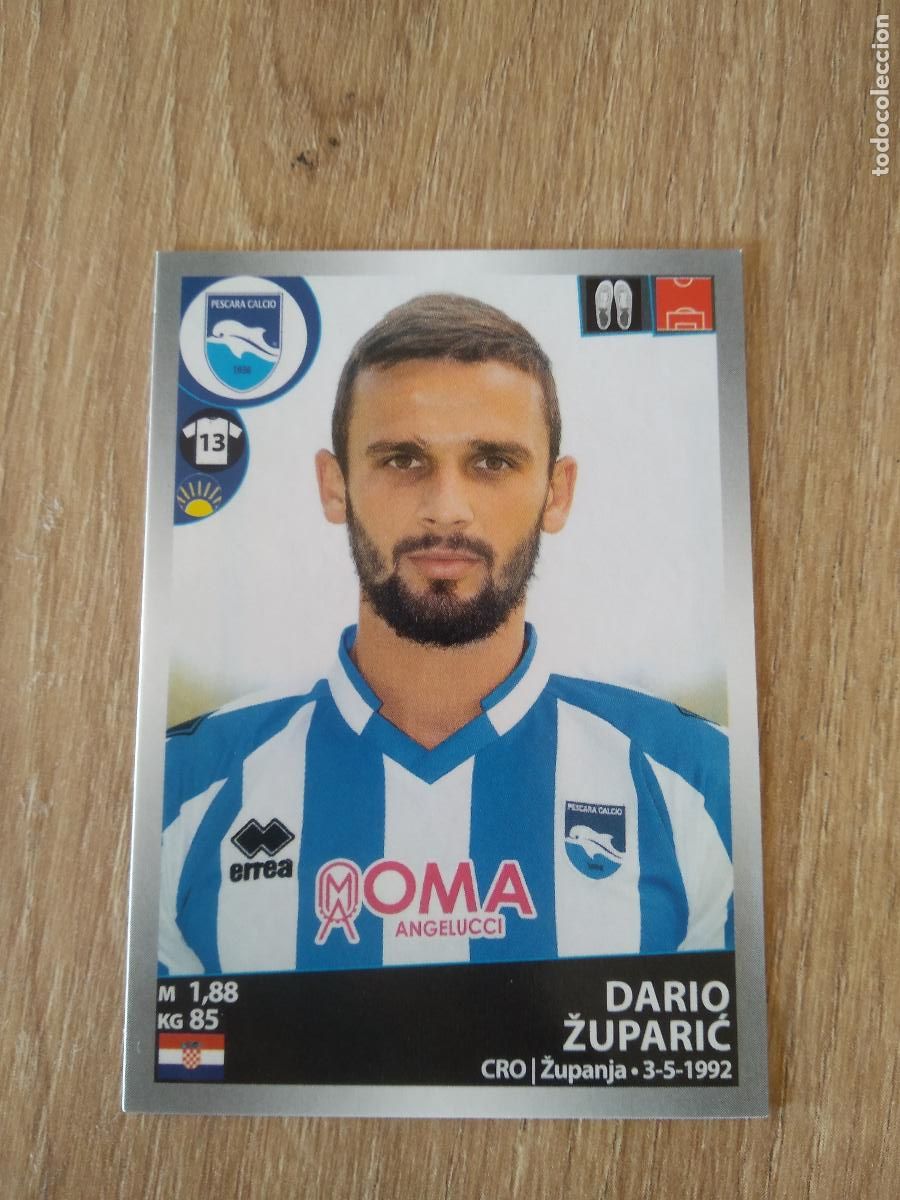 Cromos de f&uacute;tbol: 406 DARIO ZUPARIC PESCARA CROMO FUTBOL PANINI LIGA ITALIA 16-17 CALCIATORI 2016-2017