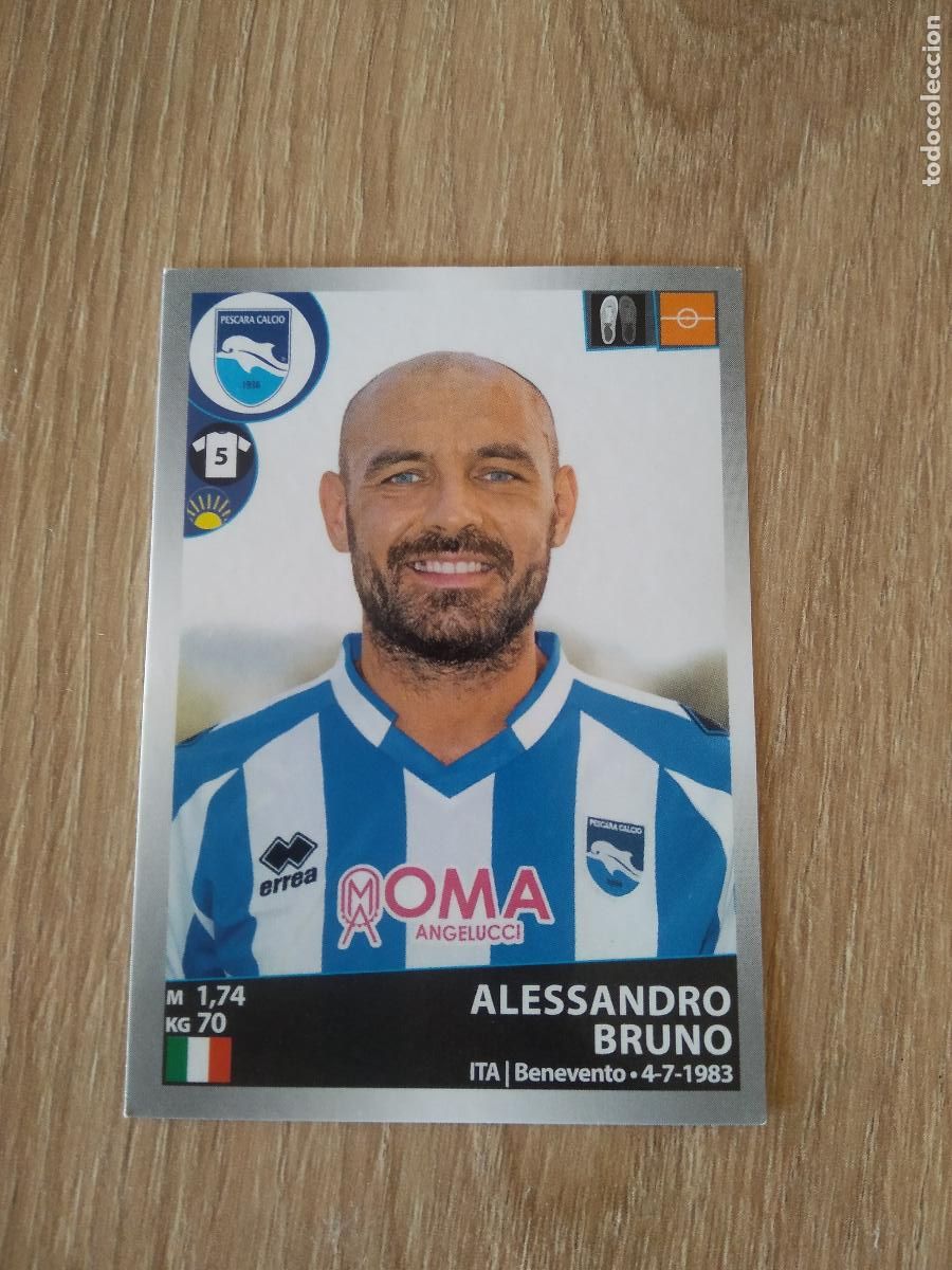 Cromos de f&uacute;tbol: 407 ALESSANDRO BRUNO PESCARA CROMO FUTBOL PANINI LIGA ITALIA 16-17 CALCIATORI 2016-2017