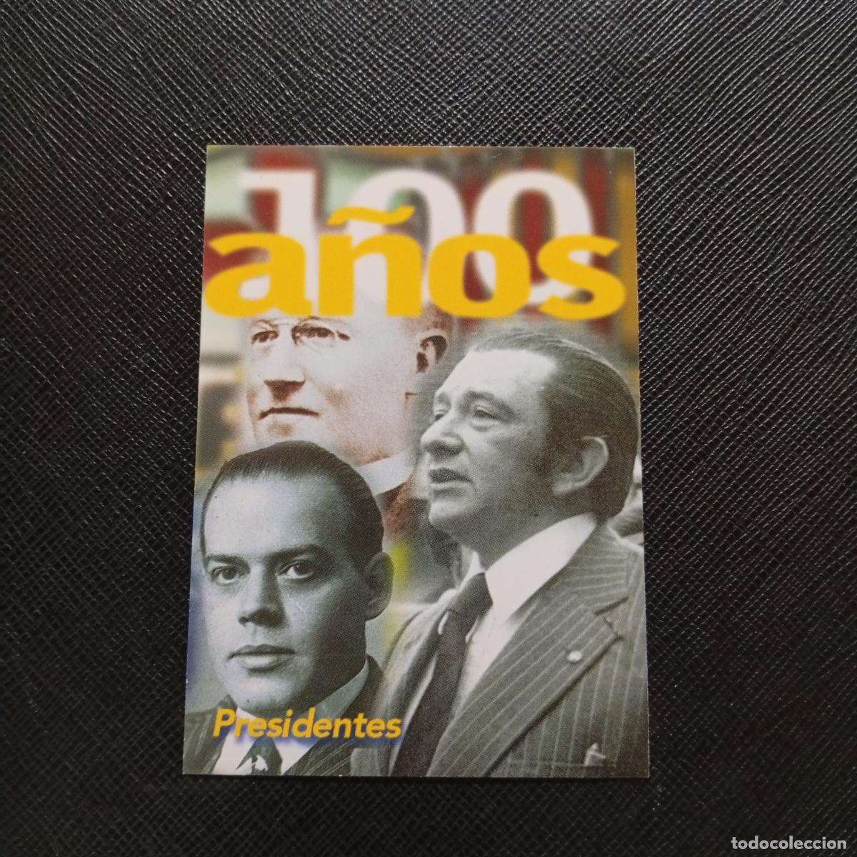 Cromos de f&uacute;tbol: 20 PRESIDENTES PANINI BARCELONA 1899 1999 CENTENARIO 100 A&Ntilde;OS CROMO BARCA - A174 PG109