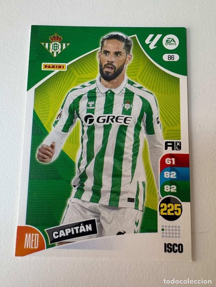 Cromos de f&uacute;tbol: Carta Isco Betis 86 Adrenalyn 2024-25