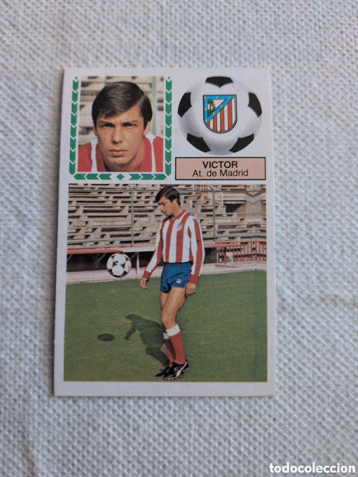 Figurine di Calcio: VICTOR ATLETICO MADRID FICHAJE 18 BIS LIGA ESTE 1983/84 83 84. NUNCA PEGADO