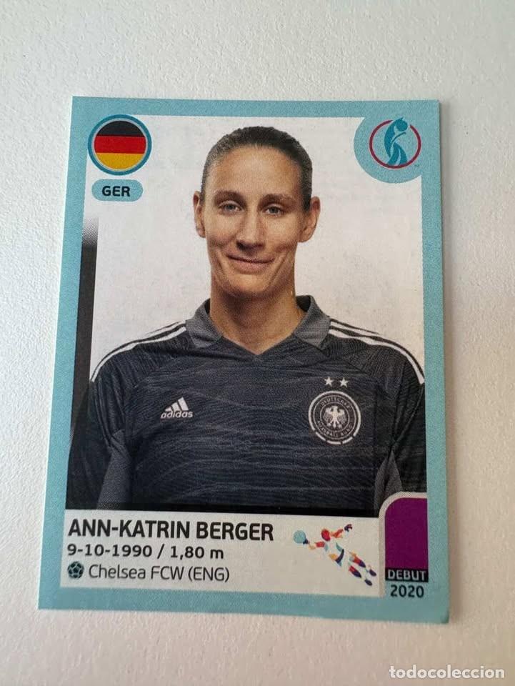 Cromos de f&uacute;tbol: Carta Ann-katrin Berger Alemania 118 Euro England UEFA Women's 2022