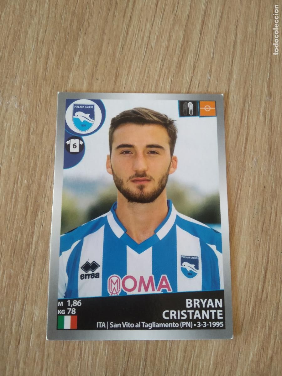 Cromos de f&uacute;tbol: 409 BRYAN CRISTANTE PESCARA CROMO FUTBOL PANINI LIGA ITALIA 16-17 CALCIATORI 2016-2017