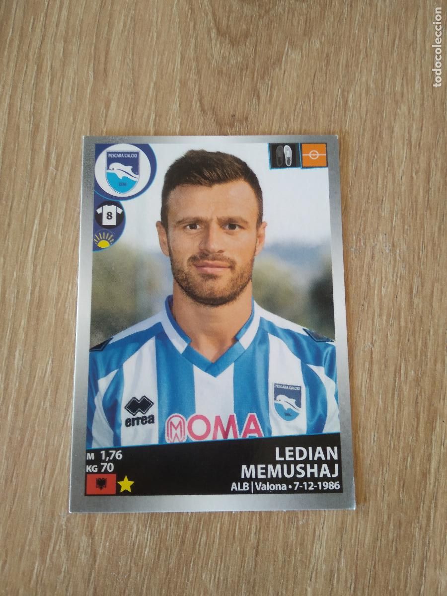 Cromos de f&uacute;tbol: 410 LEDIAN MEMUSHAJ PESCARA CROMO FUTBOL PANINI LIGA ITALIA 16-17 CALCIATORI 2016-2017