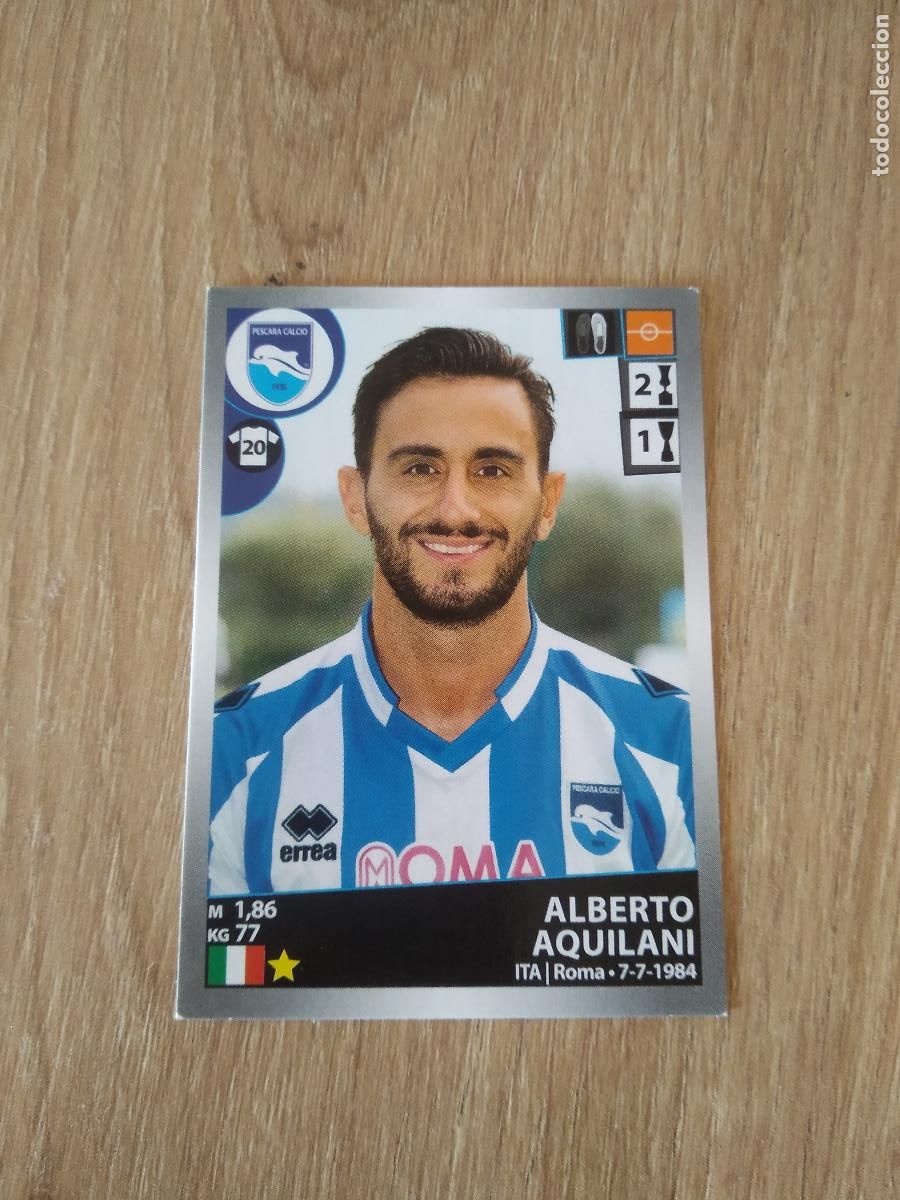 Cromos de f&uacute;tbol: 412 ALBERTO AQUILANI PESCARA CROMO FUTBOL PANINI LIGA ITALIA 16-17 CALCIATORI 2016-2017