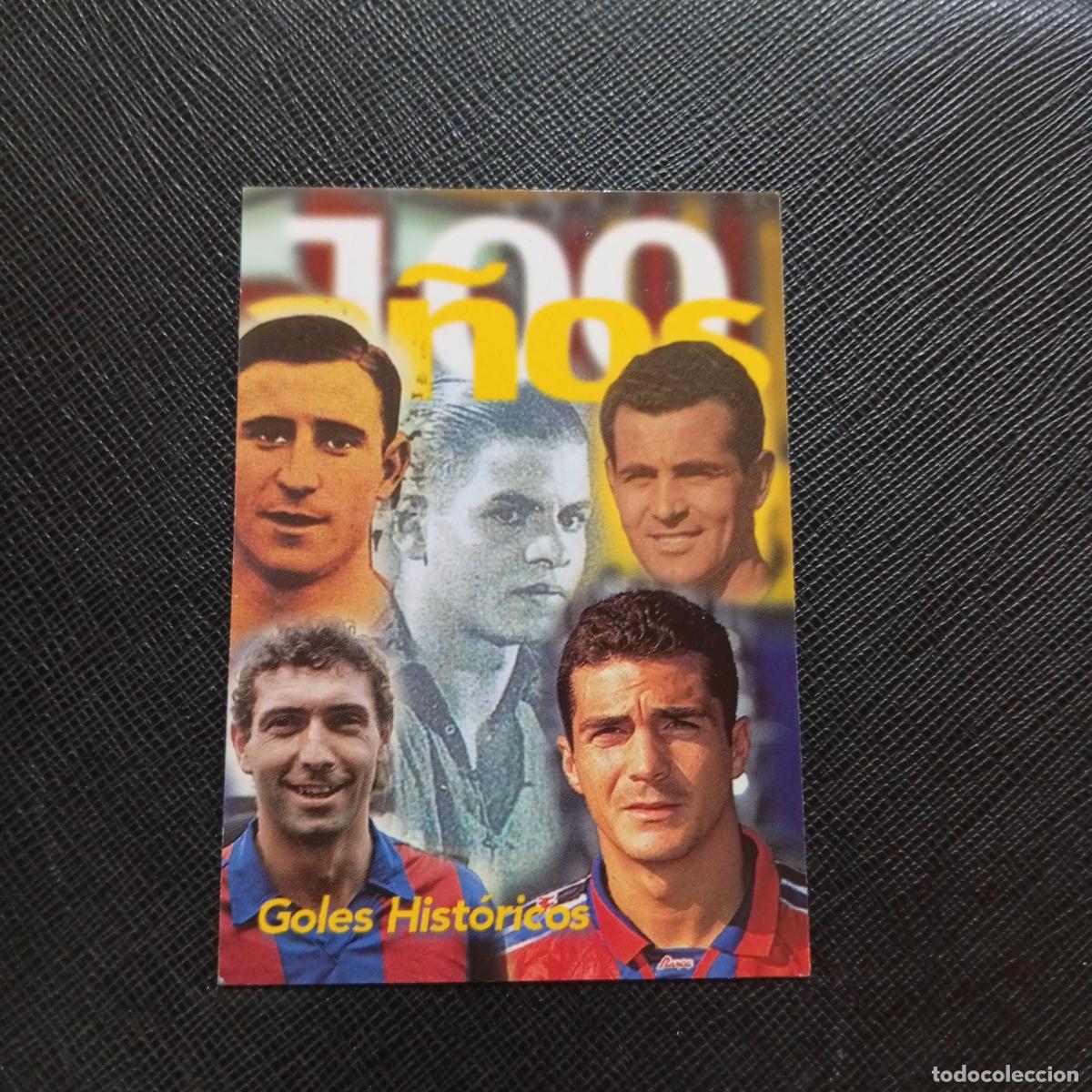 Cromos de f&uacute;tbol: 24 GOLES HISTORICOS PANINI BARCELONA 1899 1999 CENTENARIO 100 A&Ntilde;OS CROMO BARCA - A174 PG127