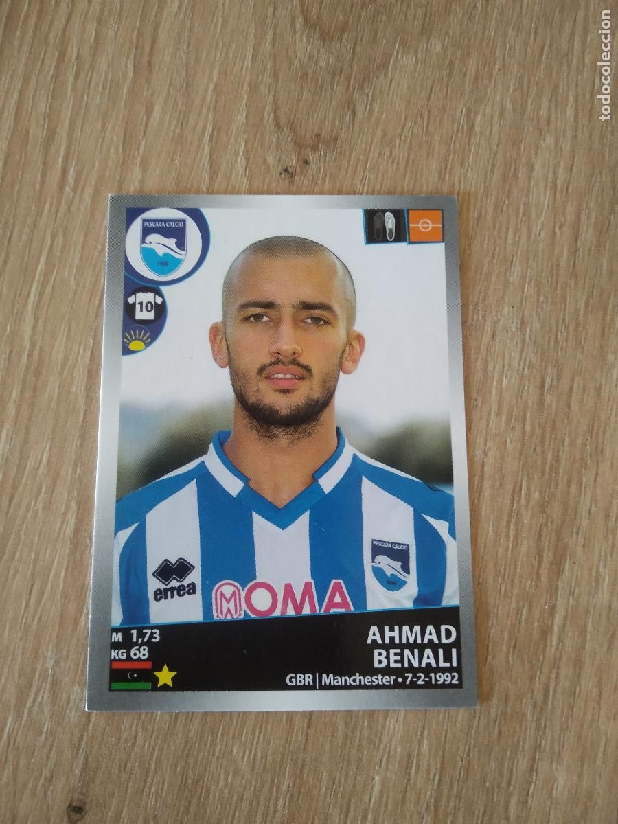 Cromos de f&uacute;tbol: 413 AHMAD BENALI PESCARA CROMO FUTBOL PANINI LIGA ITALIA 16-17 CALCIATORI 2016-2017