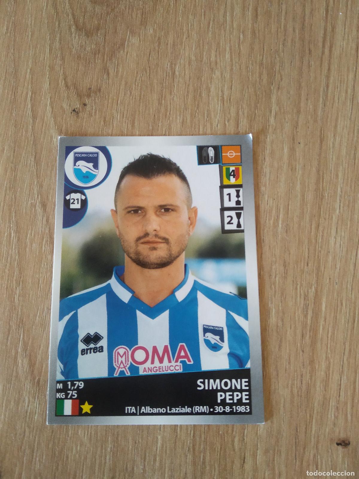 Cromos de f&uacute;tbol: 415 SIMONE PEPE PESCARA CROMO FUTBOL PANINI LIGA ITALIA 16-17 CALCIATORI 2016-2017