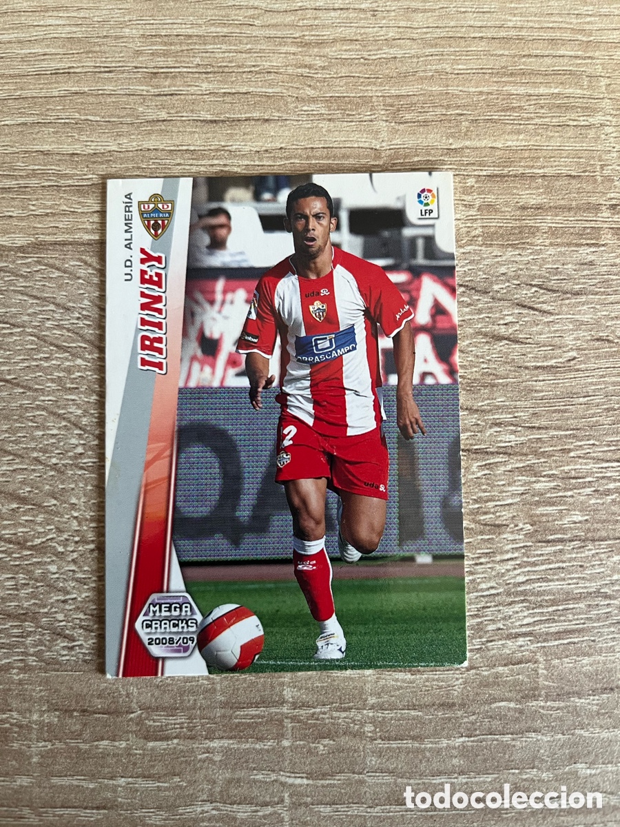 Cromos de f&uacute;tbol: 10 IRINEY MEGACRACKS MGK 2008 2009 08 09 ALMER&Iacute;A