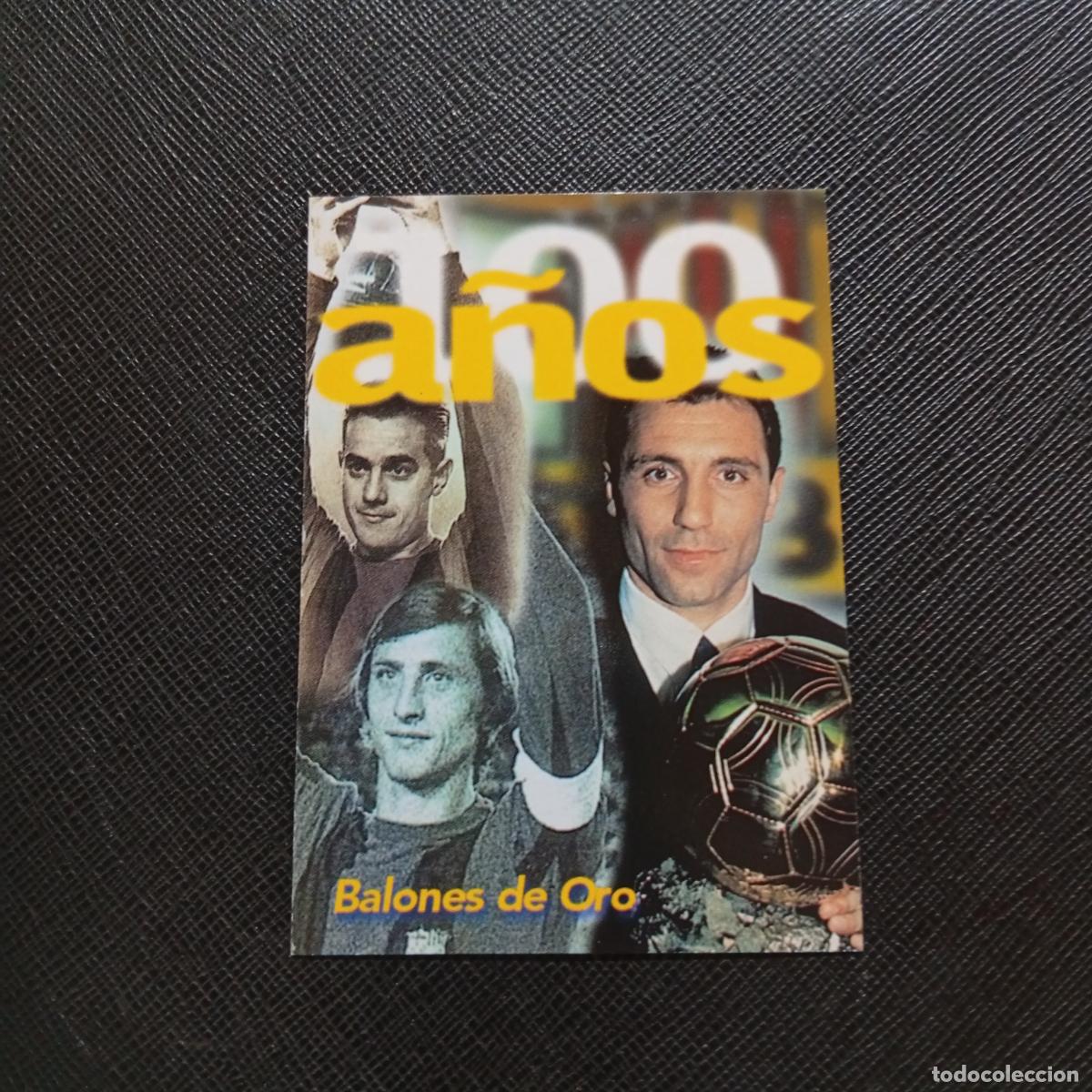 Cromos de f&uacute;tbol: 27 JOHAN CRUYFF STOICHKOV PANINI BARCELONA 1899 1999 CENTENARIO 100 A&Ntilde;OS CROMO BARCA - A174 PG136