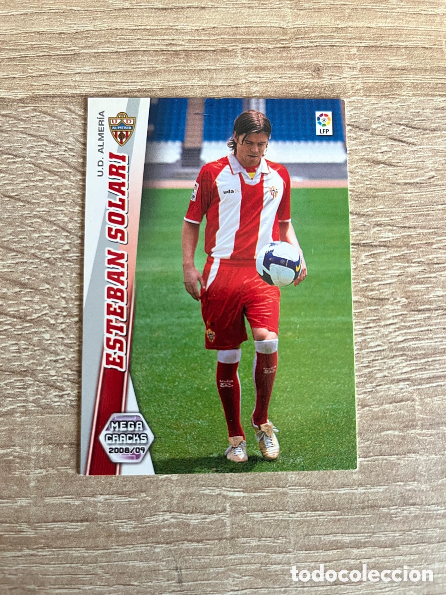 Cromos de f&uacute;tbol: 18 ESTEBAN SOLARI MEGACRACKS MGK 2008 2009 08 09 ALMER&Iacute;A
