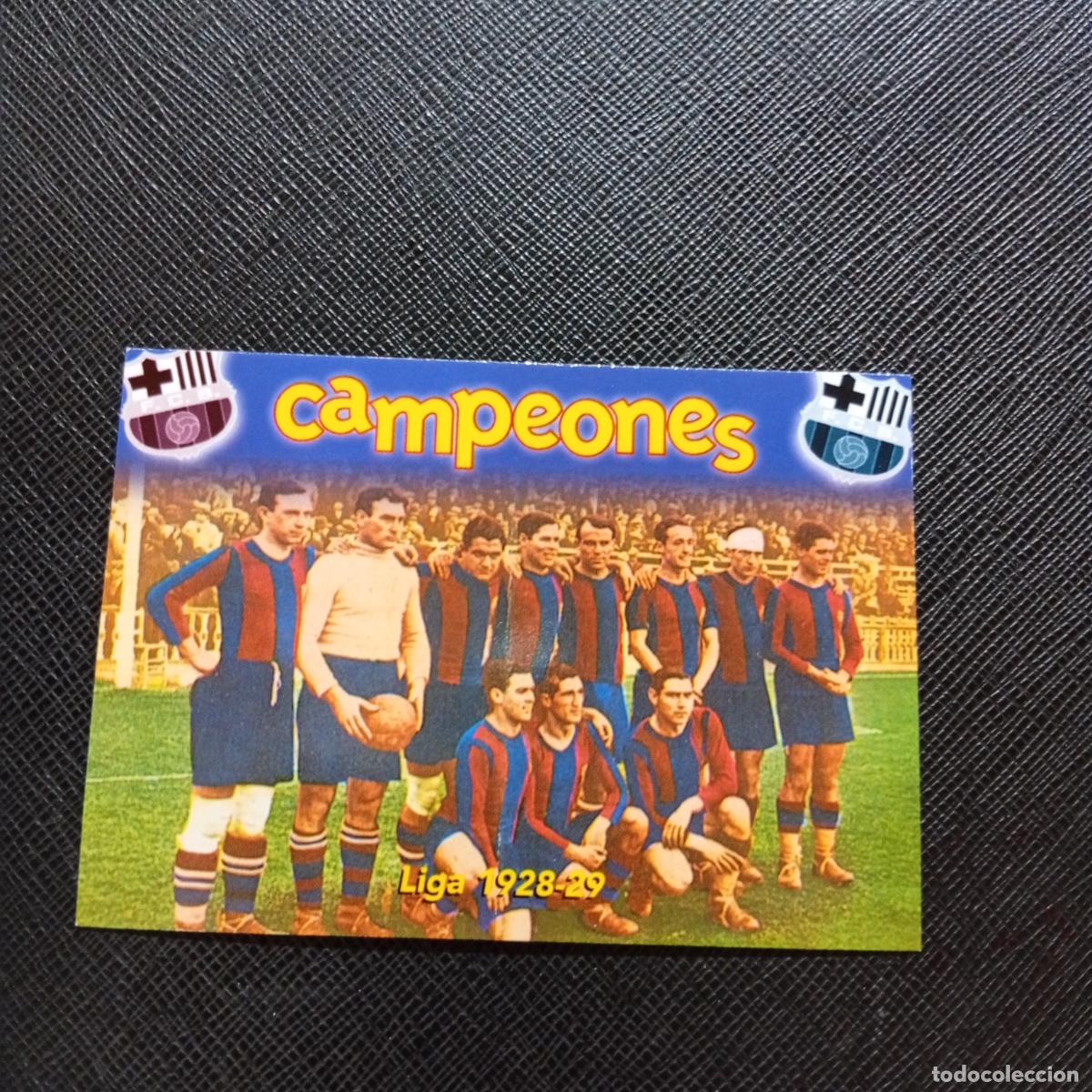 Cromos de f&uacute;tbol: 31 LIGA 1928 29 PANINI BARCELONA 1899 1999 CENTENARIO 100 A&Ntilde;OS CROMO BARCA - A174 PG136