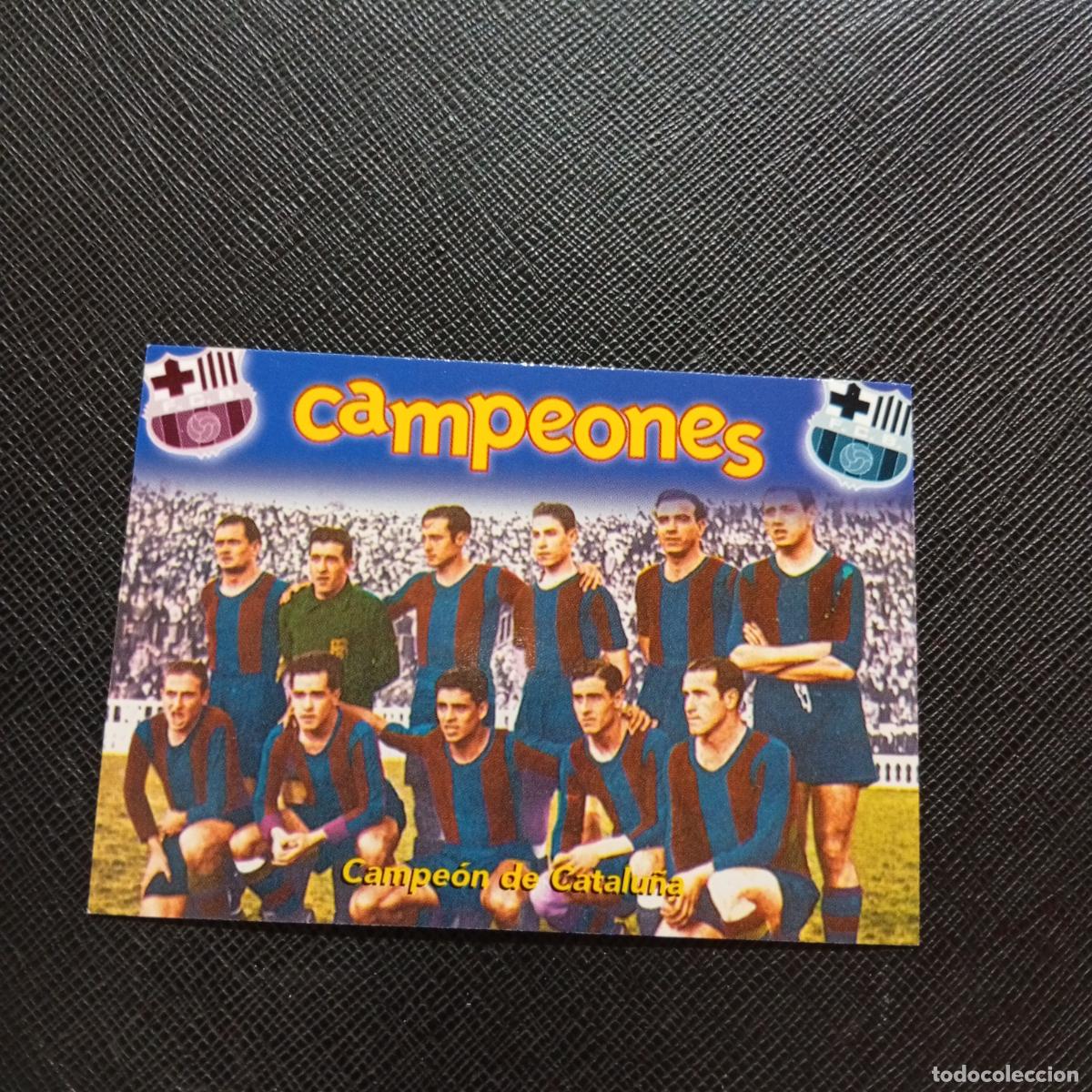 Cromos de f&uacute;tbol: 32 CAMPEON DE CATALU&Ntilde;A PANINI BARCELONA 1899 1999 CENTENARIO 100 A&Ntilde;OS CROMO BARCA - A174 PG136