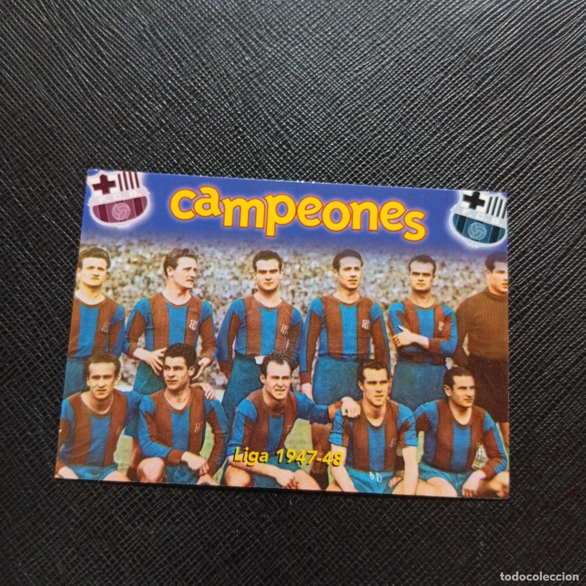 Figurine di Calcio: 35 LIGA 1947 48 PANINI BARCELONA 1899 1999 CENTENARIO 100 A&Ntilde;OS CROMO BARCA - A174 PG154