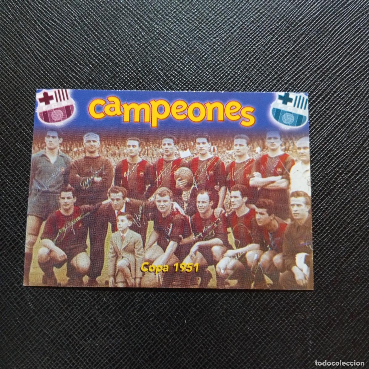 Fu&szlig;ball-Sticker: 37 KUBALA COPA 1951 PANINI BARCELONA 1899 1999 CENTENARIO 100 A&Ntilde;OS CROMO BARCA - A174 PG172