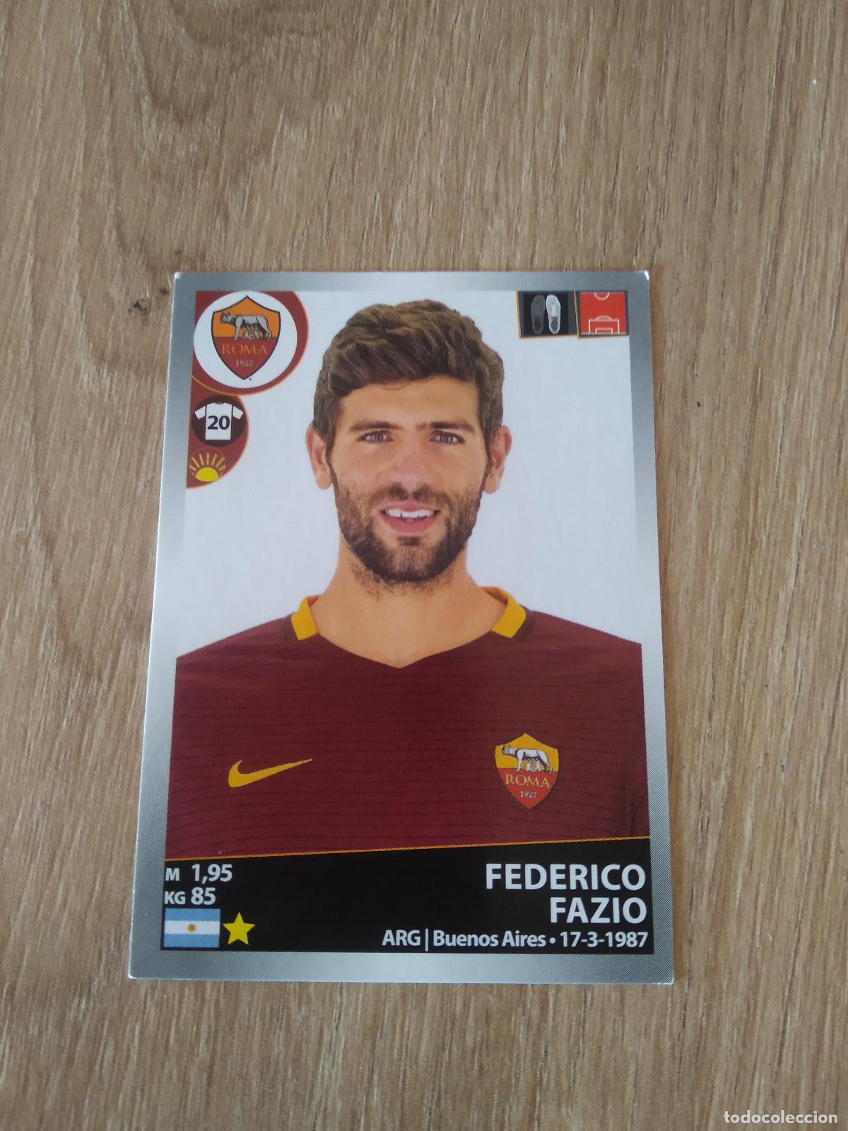Fu&szlig;ball-Sticker: 430 FAZIO ROMA CROMO FUTBOL PANINI LIGA ITALIA 16-17 CALCIATORI 2016-2017