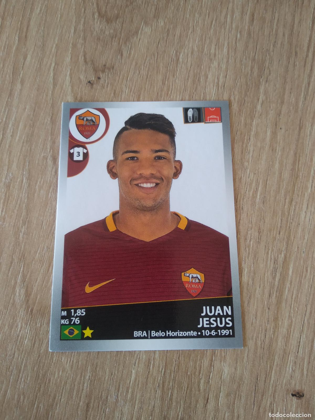 Cartes &agrave; collectionner de Football: 431 JUAN JESUS ROMA CROMO FUTBOL PANINI LIGA ITALIA 16-17 CALCIATORI 2016-2017