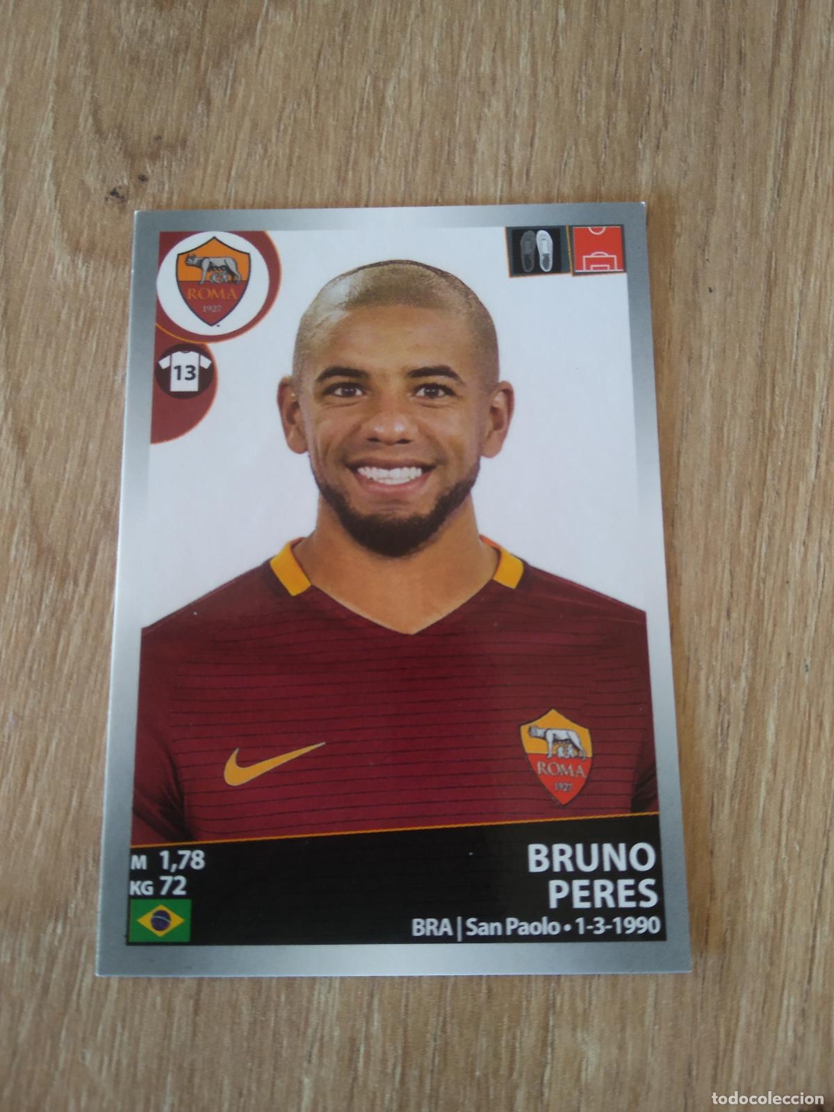 Cartes &agrave; collectionner de Football: 432 BRUNO PERES ROMA CROMO FUTBOL PANINI LIGA ITALIA 16-17 CALCIATORI 2016-2017