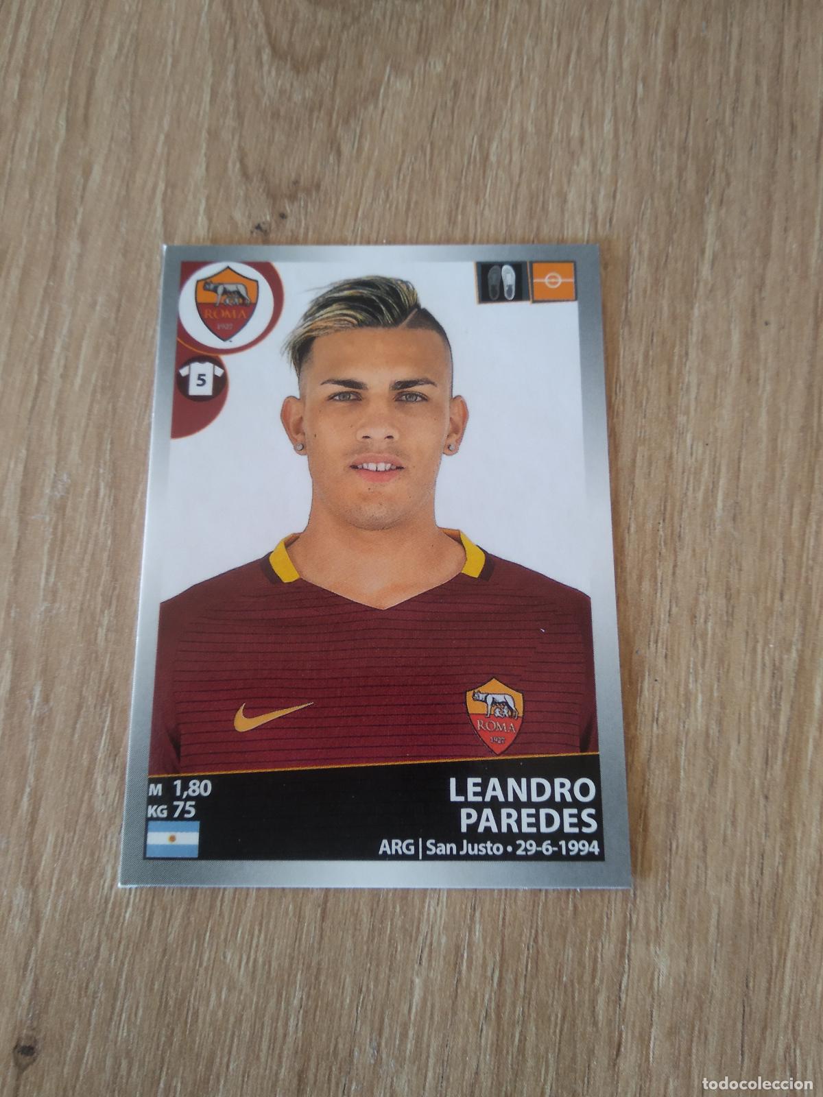 Cartes &agrave; collectionner de Football: 437 LEANDRO PAREDES ROMA CROMO FUTBOL PANINI LIGA ITALIA 16-17 CALCIATORI 2016-2017